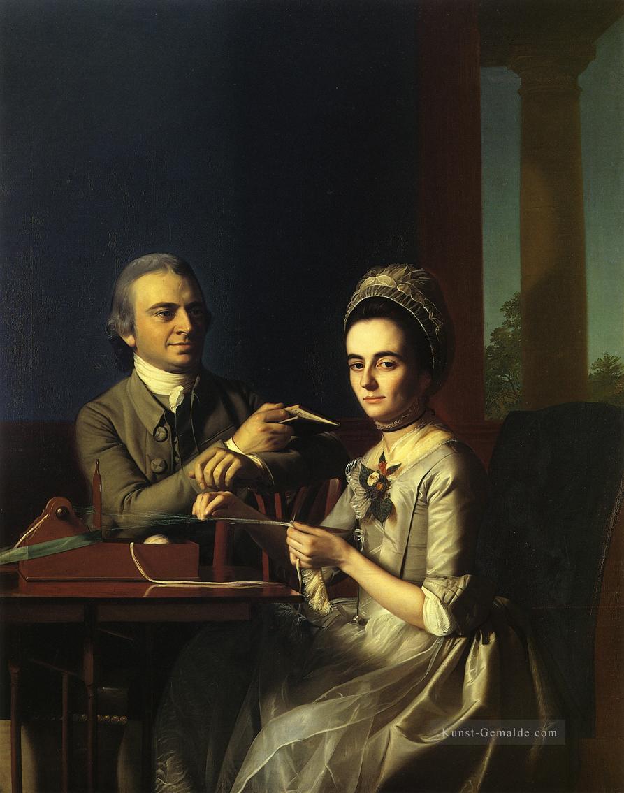 Herr und Frau Thomas Mifflin Sarah Morris kolonialen Neuengland Porträtmalerei John Singleton Copley Ölgemälde